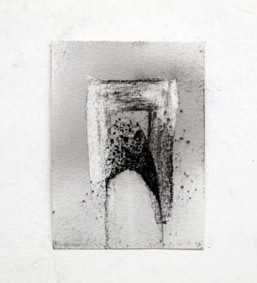 Jane Boyd,series,nine drawings,Absence and Presence, 2012,charcoal dust,compressed charcoal,acid free,Arches paper 