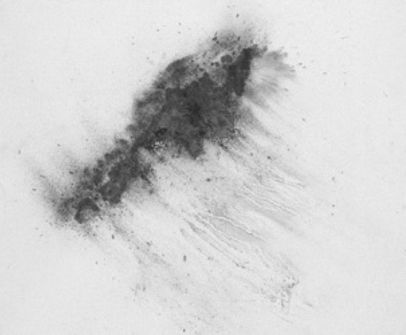 Jane Boyd,drawings,artist,Words: Breathing Spaces,2001,charcoal on paper
