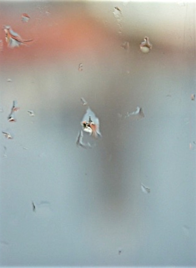 Jane Boyd,prints,artist,Tower in a Raindrop,2004,Amsterdam observing architecture reflected in water from a drop of rain to a canal surface