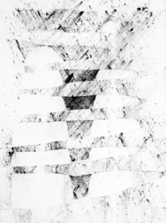 Oneness study iv 2011 charcoal on Arches paper by Jane Boyd